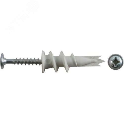 Изображение товара Анкер KLA нейлоновый + шуруп (100шт) (упак)