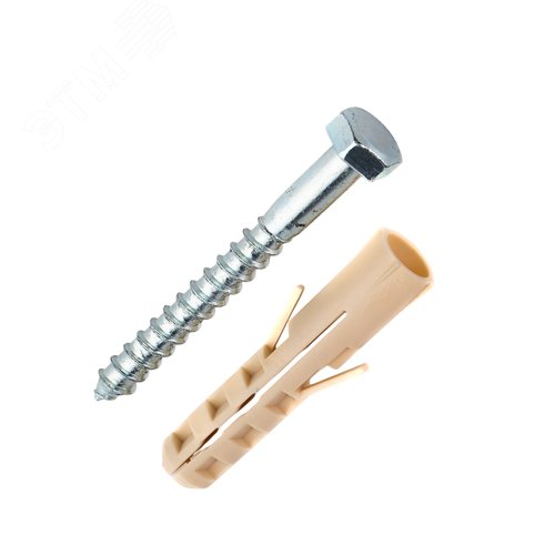 Шуруп по дереву 8х70 с дюбелем NAT 12 (2шт) - фото 2