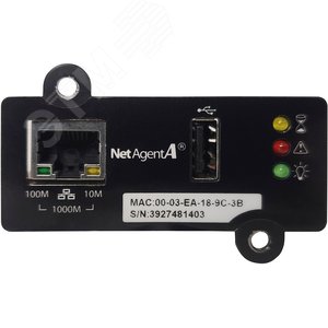 Сетевая карта SNMP, 1-port Internal NetAgent USB 1-port Internal NetAgent(DA807) USB Powercom - 2