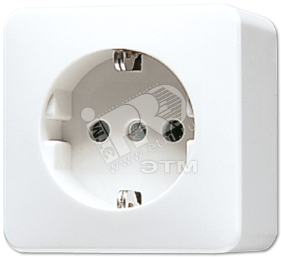 Изображение товара Розетка с заземлением 16А 250V~ накладного монтажда белая (шт) Изображение товара Розетка с заземлением 16А 250V~ накладного монтажда белая (шт)