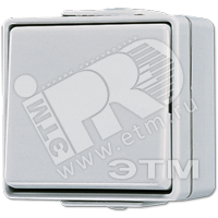 Изображение товара Выключатель для накладного монтажа IP44 JUNG 606W бежевый 1 клавиша