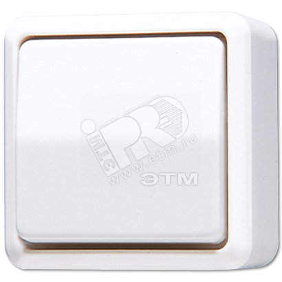Изображение товара Выключатель перекрестный для накладного монтажа JUNG 607AWW IP44 белый
