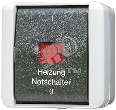 Изображение товара Аварийный выключатель для систем отопления JUNG, IP44, 220 В, 10 А