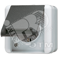 Изображение товара Розетка штепсельная SCHUKO наружная IP44 (шт)