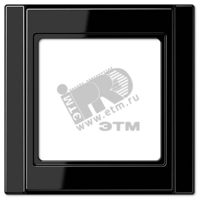 Изображение товара Рамка 1-кратная черная из дюропласта IP44 Германия