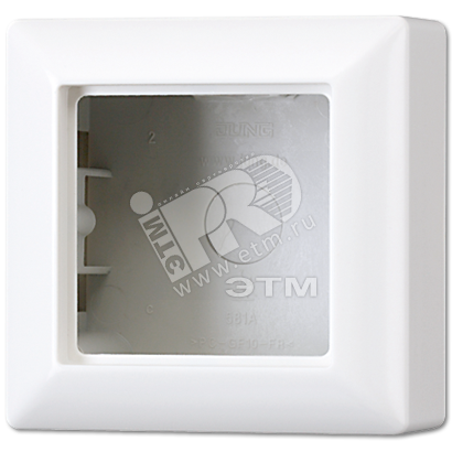 Изображение товара Коробка для накладного монтажа AS500 из дюропласта с рамкой и накладками