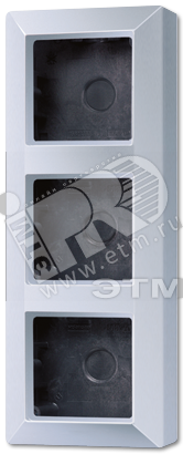 Изображение товара Коробка JUNG AS583AAL Негорючее основание 3 поста алюминий Изображение товара Коробка JUNG AS583AAL Негорючее основание 3 поста алюминий