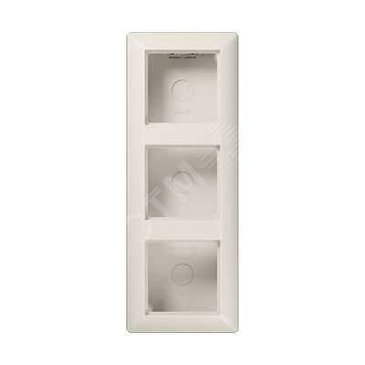 Изображение товара Коробка для накладного монтажа 3-я серия AS500 из дюропласта, бежевый цвет