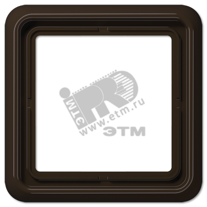 Изображение товара Рамка 1 пост универсальная коричневая для скрытого монтажа и влагостойкая