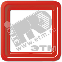 Изображение товара Jung CD581GLRT Рамка для клавиши 561GL красная 81x81 мм IP44 Изображение товара Jung CD581GLRT Рамка для клавиши 561GL красная 81x81 мм IP44