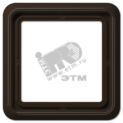 Изображение товара Рамка 1 пост универсальная ударопрочная коричневая