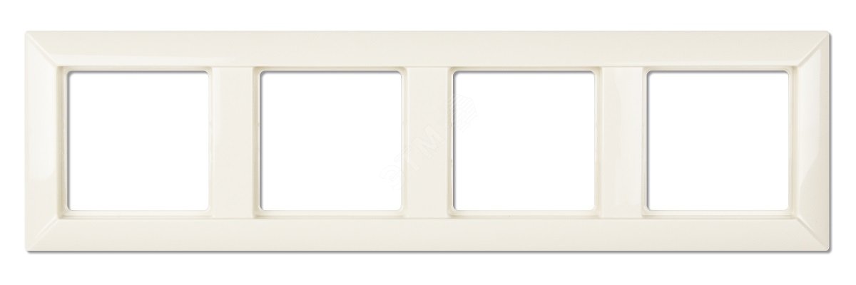 Изображение товара Рамка 4-местная для установки Ecoprofi слоновая кость