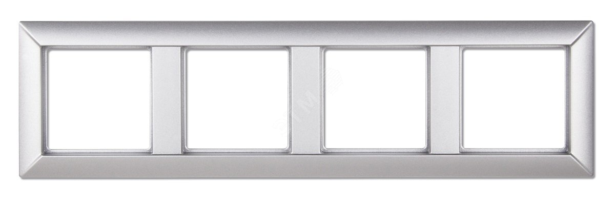 Изображение товара Рамка 4-местная для вертикальной и горизонтальной установки серия Eco Profi JUNG