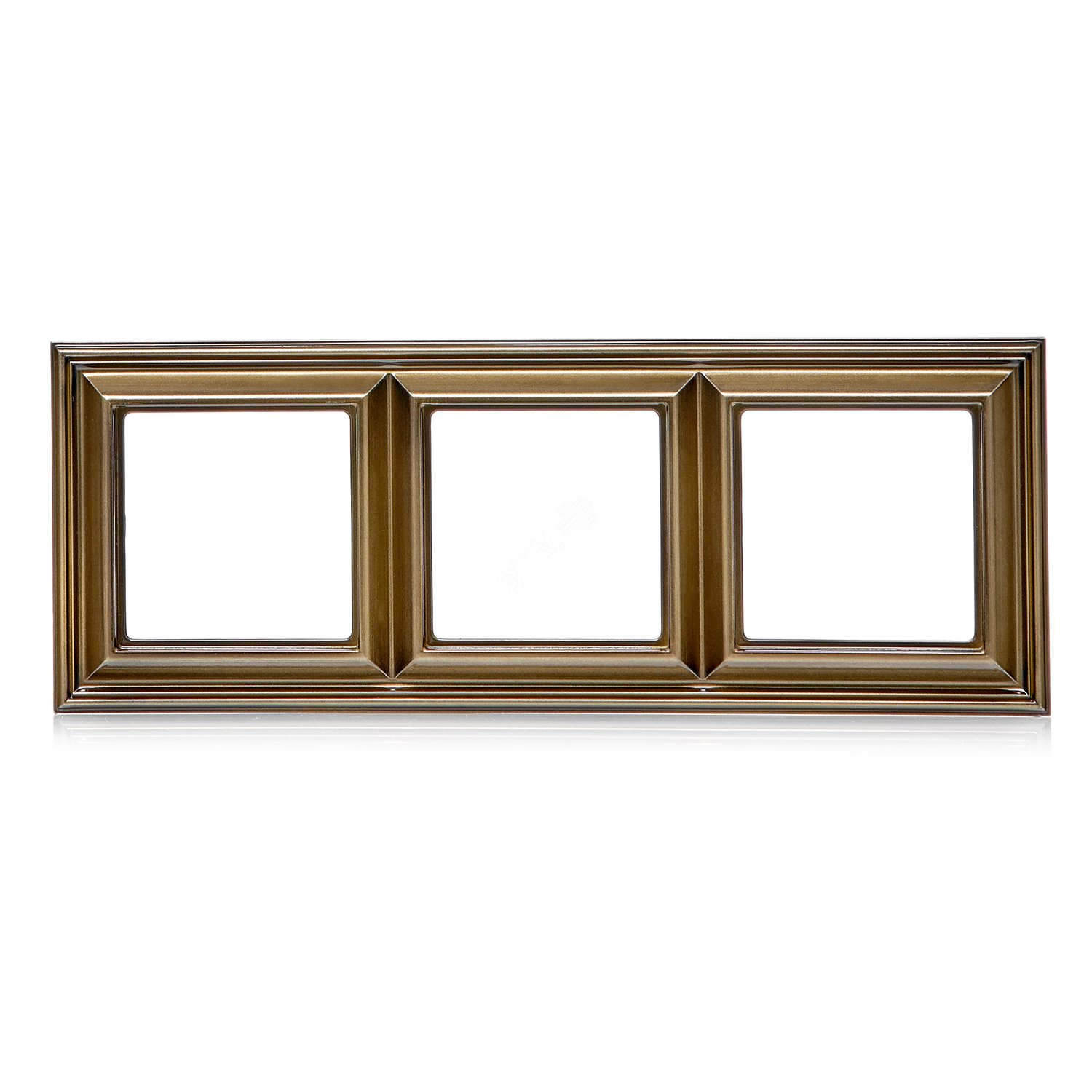 Изображение товара Рамка 3-местная для вертикальной и горизонтальной установки Eco DECO Jung