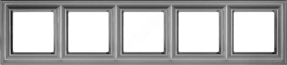 Изображение товара Рамка 5-местная для вертикальной и горизонтальной установки серии Eco DECO JUNG