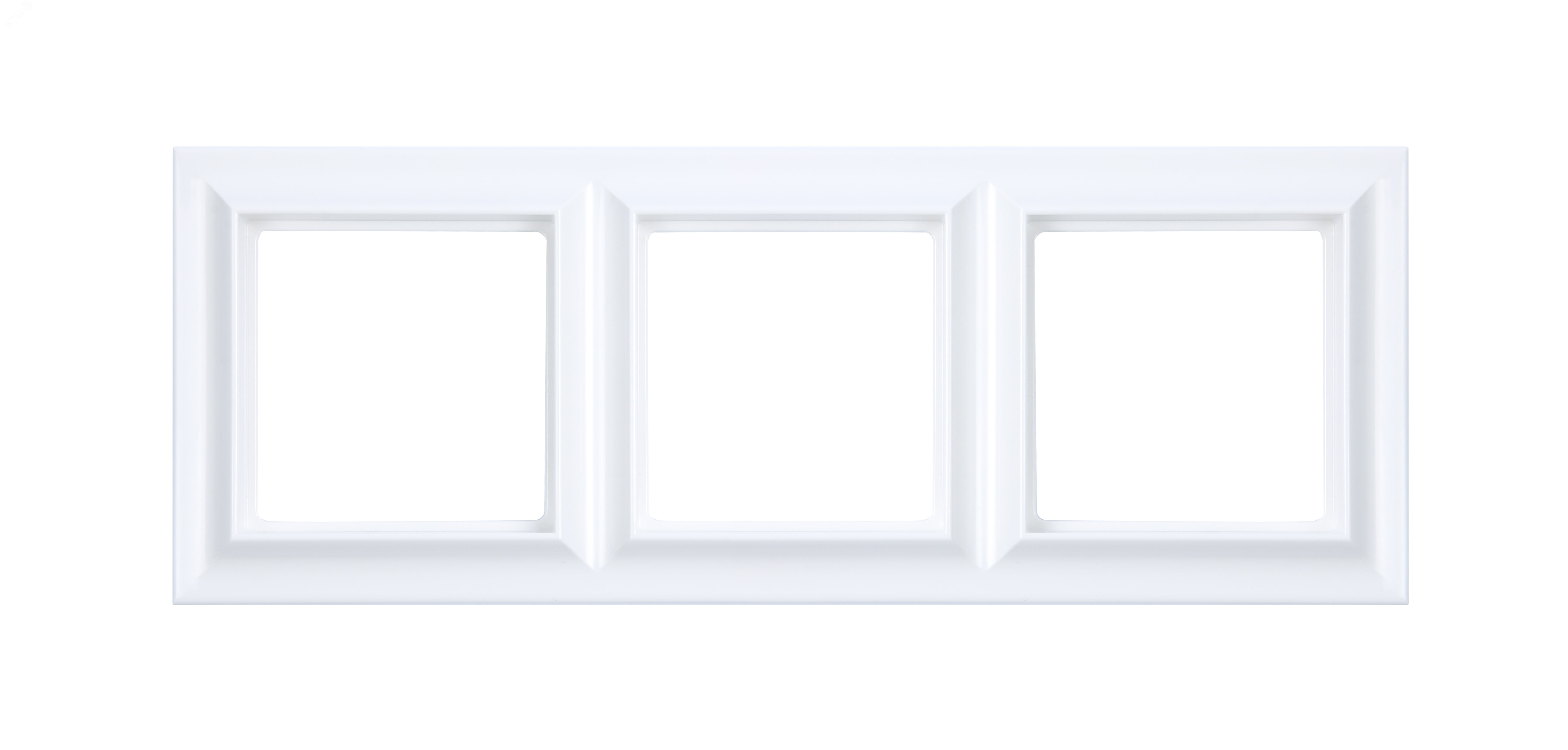 Изображение товара Рамка 3-поста Eco Profi Standart термопласт белая Германия