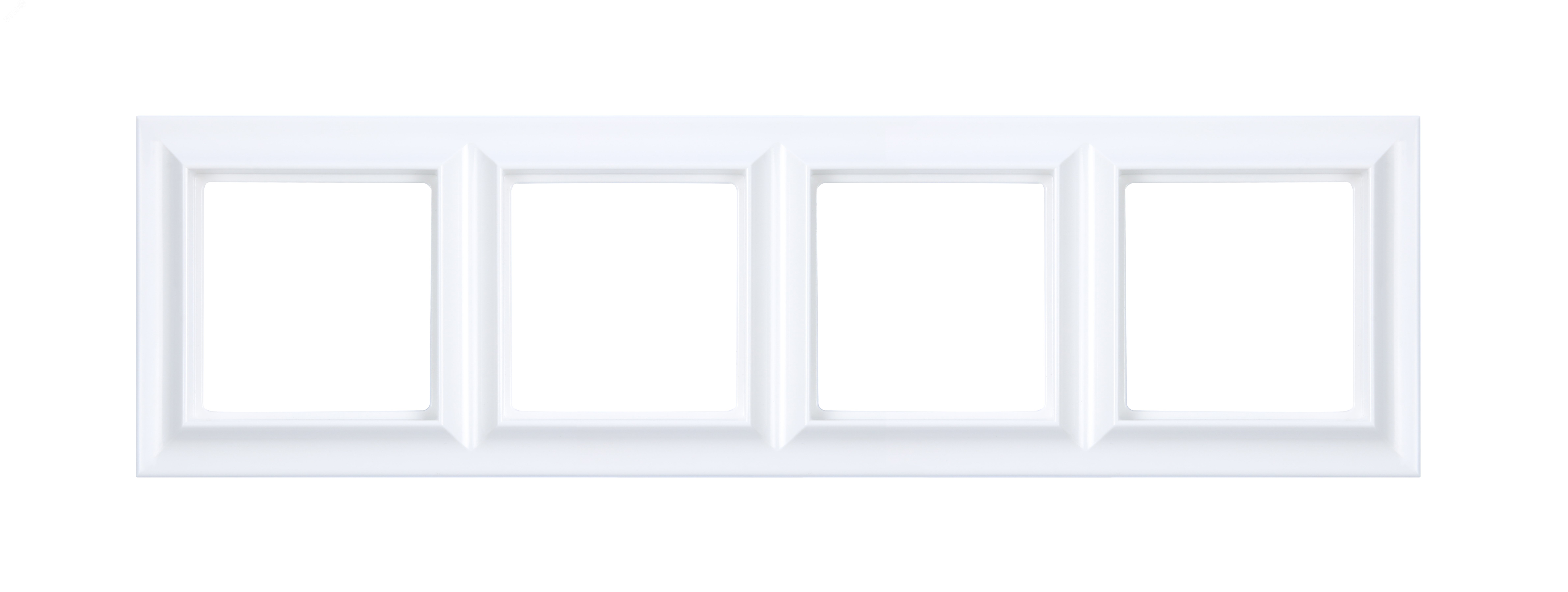 Изображение товара Рамка 4-поста Eco Profi Standart, термопласт, белый