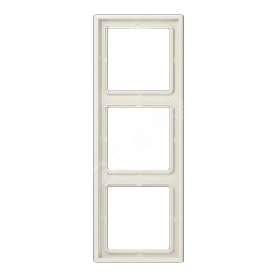 Изображение товара Рамка 3-я для горизонтальной и вертикальной установки LS990 от JUNG слоновая кость