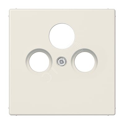 Изображение товара Накладка для телевизионной розетки (SAT-TV-FM) Серия LS990 Материал- термопласт Цвет- слоновая кость (шт)