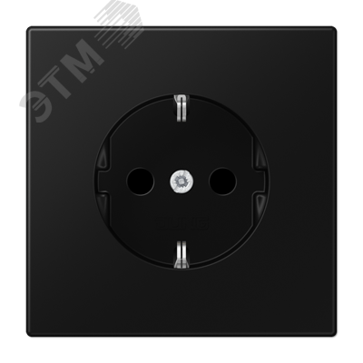 Изображение товара Розетка SCHUKO, дюропласт, черный матовый (шт)