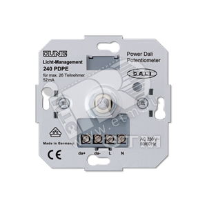 Потенциометр DALI с источником питания. Для ручного управления светильников с интерфейсом DALI.. Механизм.