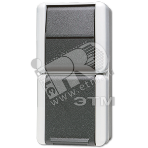 Изображение товара Комбинация - розетка и однополюсный выключатель для накладного монтажа IP44 (шт)