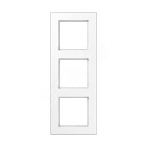 Изображение товара Рамка 3-я для горизонтальной/вертикальной установки Серия- A550 Материал- термопласт. Цвет- белый (шт)