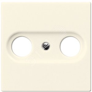 Изображение товара Накладка для телевизионной розетки (TV-FM) Серия A500 Материал- дуропласт Цвет- слоновая кость (шт)