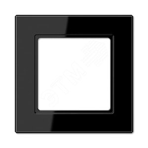 Изображение товара Рамка 1-я для горизонтальной/вертикальной установки Серия- ACreation Материал- термопласт. Цвет- черный (шт)