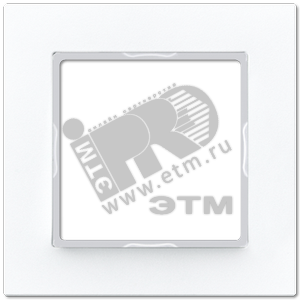 Изображение товара Рамка 1-я для горизонтальной/вертикальной установки Серия- ACreation Материал- дуропласт Цвет- белый (шт)