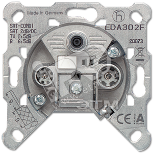 Изображение товара Розетка тв-спутник SAT-TV-FM оконечная. Механизм. (шт)