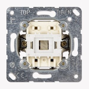 Изображение товара Кнопка без фиксации 1-клавишная.Однополюсный нормальнооткрытый контакт 10A, 250Bт (Возможна подсветка с лампочками арт.- 90 или 95 (230 В), 96-.. (низкое напряжение) или светодиодные лампочки арт.- 90-LED.. (230 В) или 961248 LED.. (низкое на (шт)