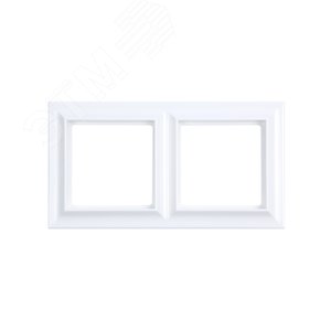 Изображение товара Рамка 2-поста, Eco Profi Standart, термопласт, белый (шт)