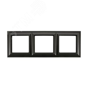 Изображение товара Рамка 3-поста Eco Profi Standart термопласт антрацит (шт)