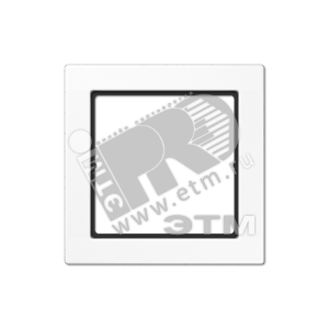 Изображение товара Рамка 1 пост белая (шт)