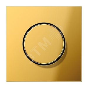 Накладка роторного диммера  Серия LS990  Материал- металл  Цвет- золото