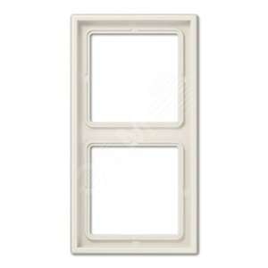 Изображение товара Рамка 2-я для горизонтальной/вертикальной установки Серия- LS990 Материал- дуропласт Цвет- слоновая кость (шт)