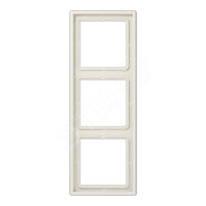 Изображение товара Рамка 3-я для горизонтальной/вертикальной установки Серия- LS990 Материал- дуропласт Цвет- слоновая кость (шт)
