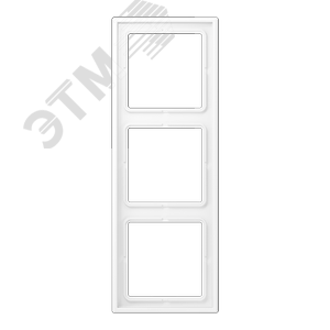 Изображение товара Рамка 3 поста, дюропласт, белый матовый (шт)