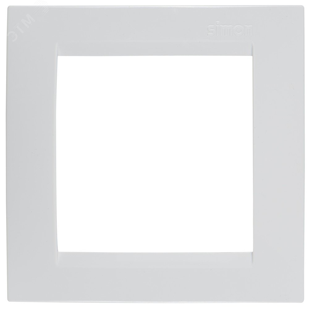 Изображение товара Рамка Simon на 1 пост белая для скрытого монтажа