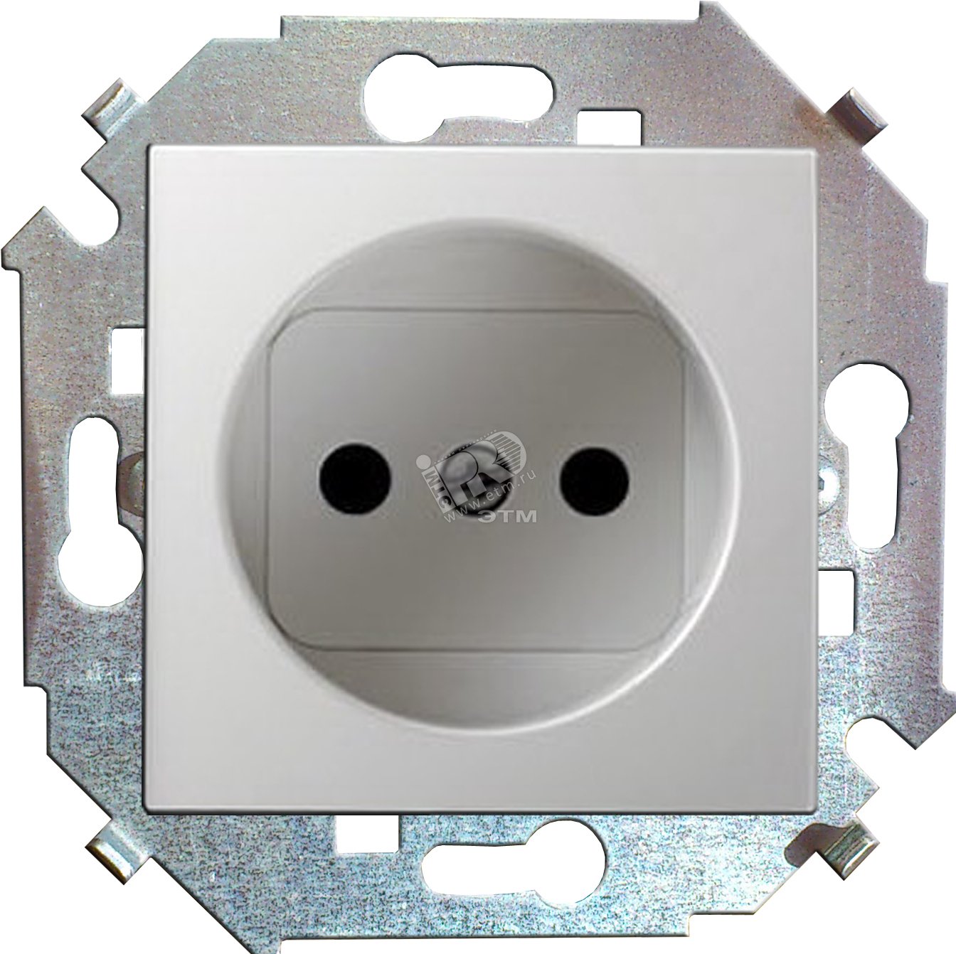 Изображение товара Розетка силовая 15 Simon 16А 250В белая скрытый монтаж IP20