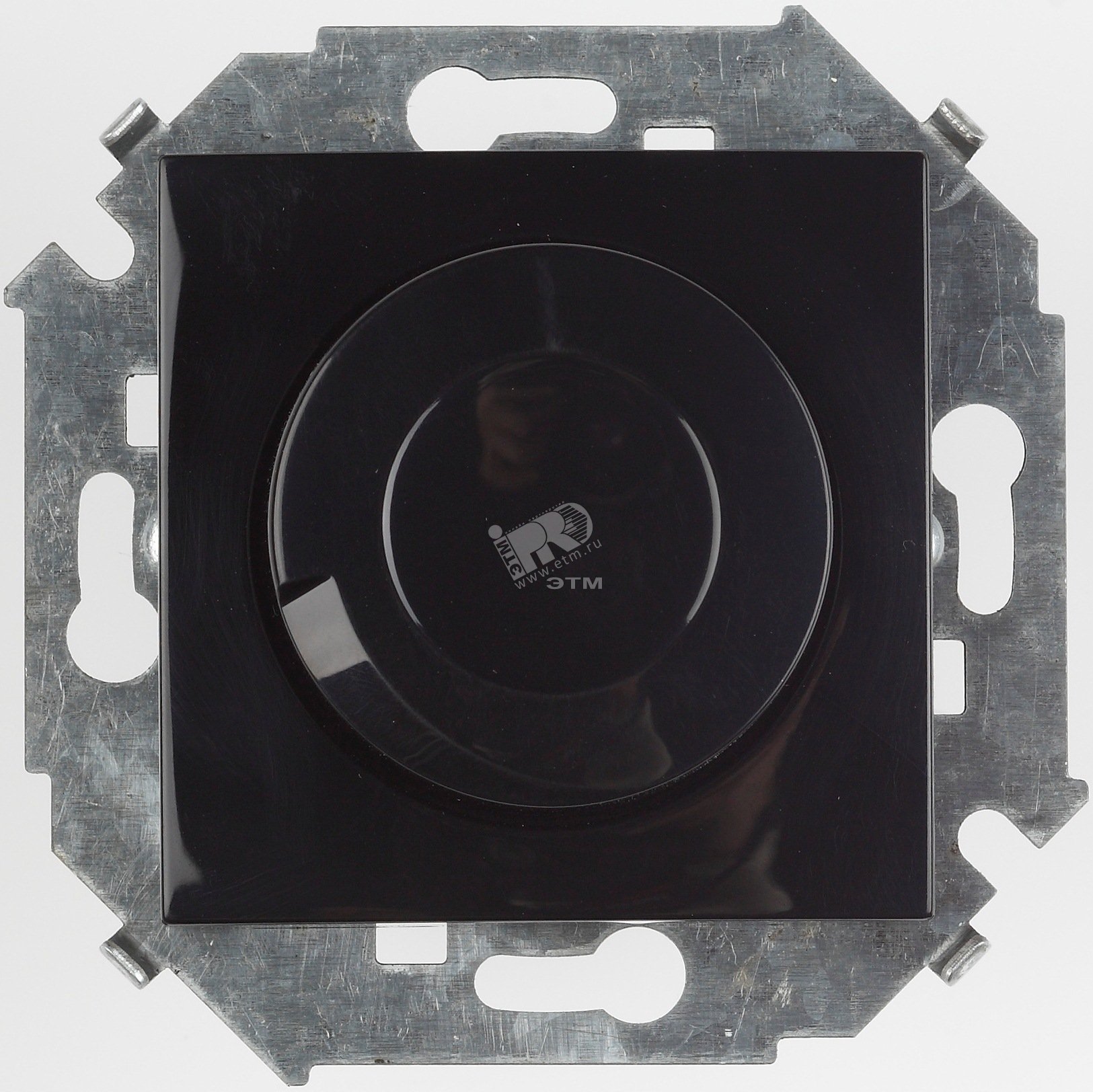 Изображение товара Регулятор напряжения поворотно-нажимной электронн., переключатель, 500Вт 230В, винт. зажим, черный глянец (шт)