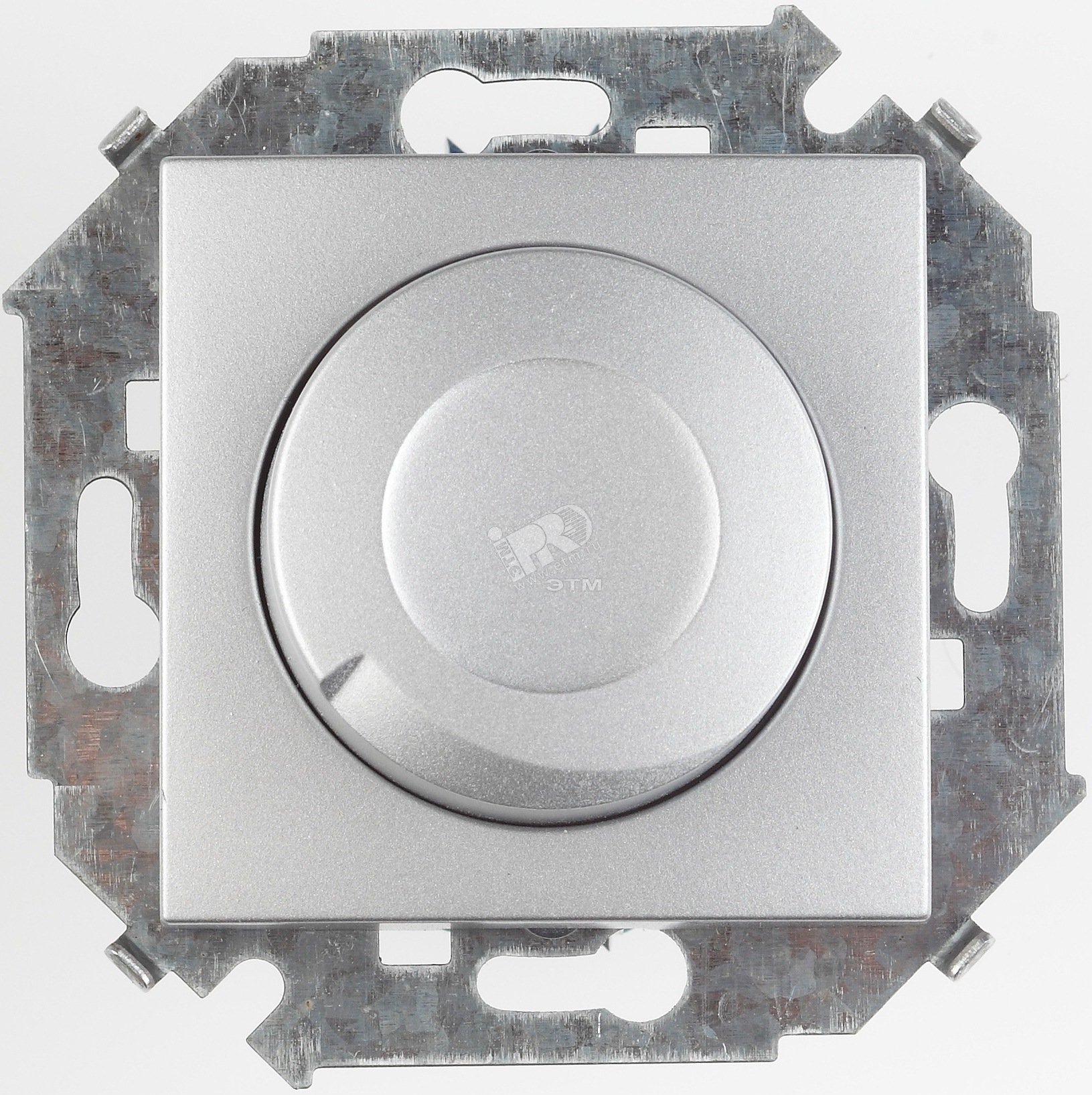 Изображение товара Регулятор напряжения поворотно-нажимной электронный переключатель 500Вт 230В винтовой зажим алюминий (шт)