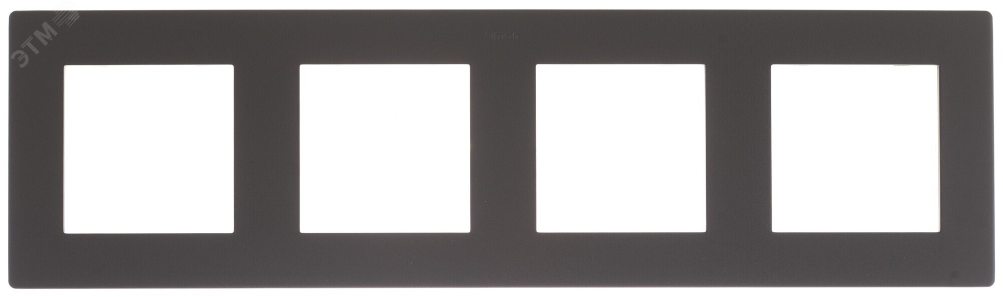 Изображение товара Рамка 4 поста графит Simon 24 Harmonie для электроприборов