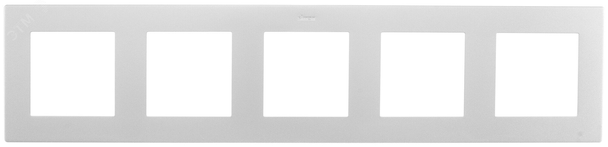 Изображение товара Рамка 5 постов из алюминия Simon 24 Harmonie графит IP20 для монтажа