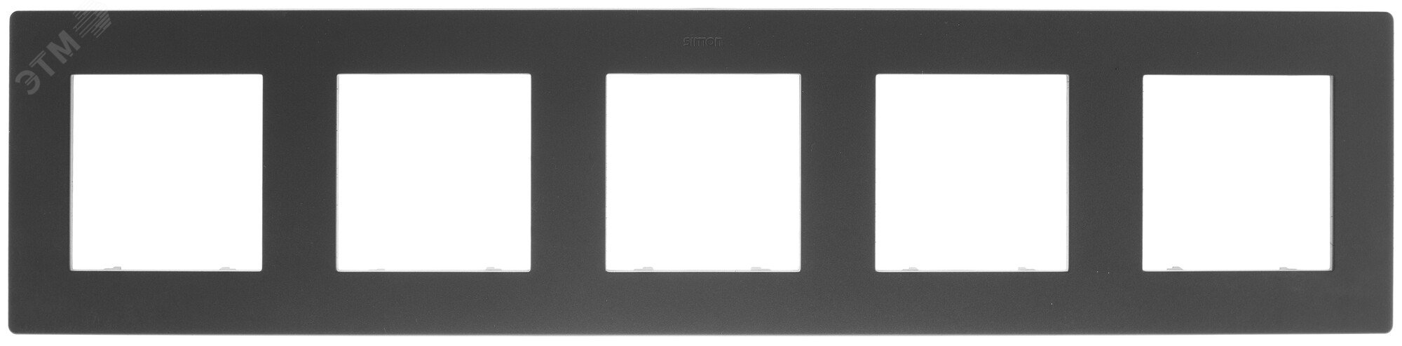Изображение товара Рамка 5 постов, графит (шт)