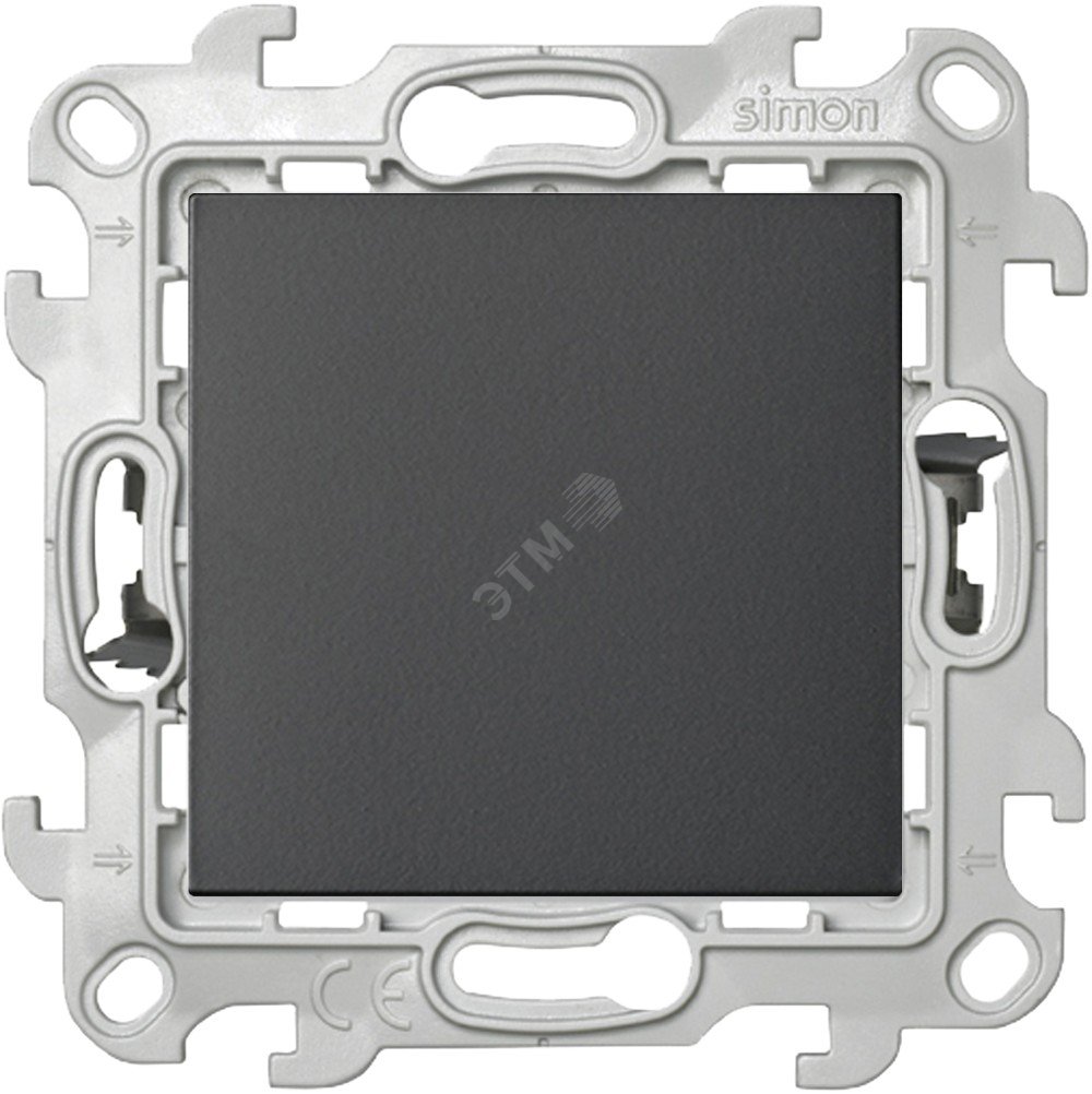 Изображение товара Выключатель кнопочный Push&Go графит Simon 2 Harmonie IP20 10А