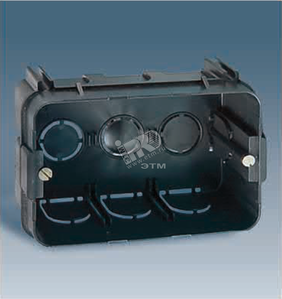 Изображение товара Коробка установочная с винтами для рамок 27612-, 27613-.. (шт)