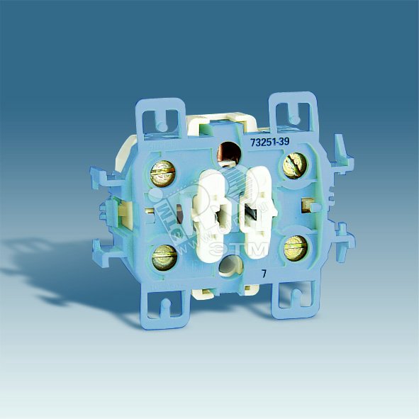 Изображение товара Двухполюсный выключатель Simon S73L 10А 250В IP20 с клавишей