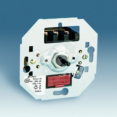 Регулятор напряжения поворотно-нажимной, 40-300Вт 230В, S27,82,82N, 88, механизм 75311-39 Simon